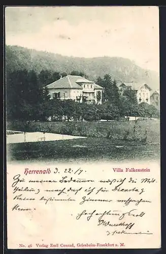 AK Herrenalb, Villa Falkenstein