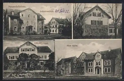 AK Neuendettelsau, Industrieschule, Feierabendhaus, Altes Spital