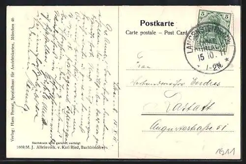 AK Langensteinbach, Blick auf das Erholungsheim