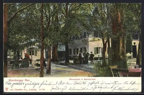 AK Ammerland, Terrasse der Wirtschaft am Starnberger See