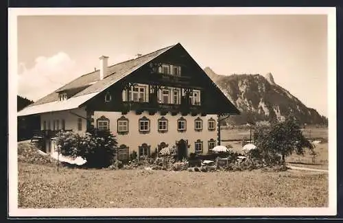 AK Ettal, Fremdenheim Cafe Benediktenhof
