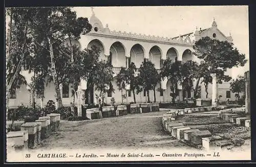 AK Carthage, Le Jardin, Musee de Saint-Louis