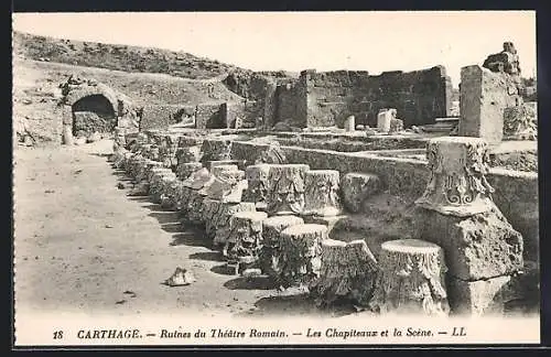 AK Carthage, Ruines du Théatre Romain