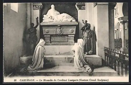 AK Carthage, Le Tombeau du Cardinal Lavigerie, Gustave Cranch