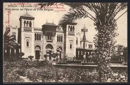 AK Sevilla, Palacio de Artes antiguas, Ausstellung