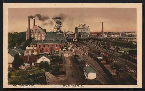 AK Gelsenkirchen, Kohle-Zeche Rhein-Elbe