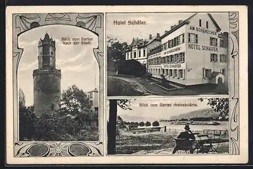 AK Andernach / Rhein, Schaefers Hotel Am Schänzchen