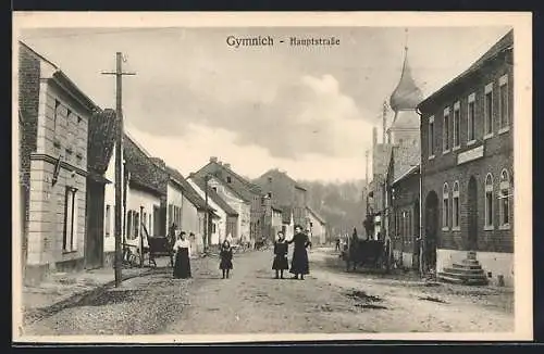AK Gymnich, Gasthaus zur Post an der Hauptstrasse