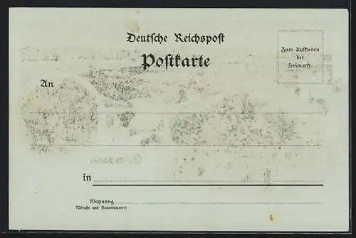 Mondschein-Lithographie Glindow, Gartenwirtschaft des Alpenrestaurants der Gebr. Müller, Panorama