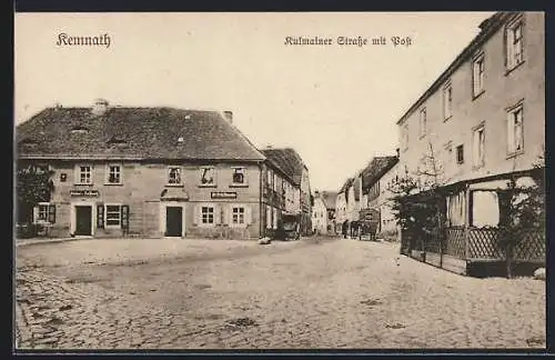 AK Kemnath / Opf., Kulmainer Strasse und Post