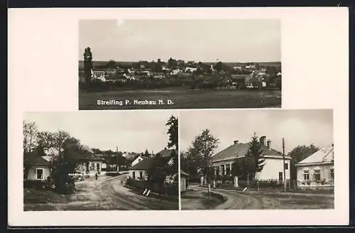 AK Kreuzstetten, Streifing, Ortsansicht, Strassenpartien