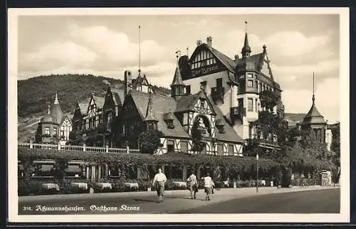 AK Assmannshausen, Gasthaus Krone