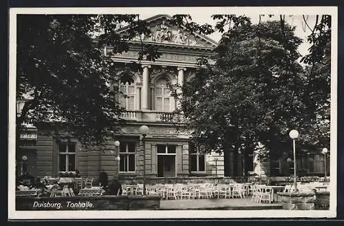 AK Duisburg, Tonhalle mit Cafe