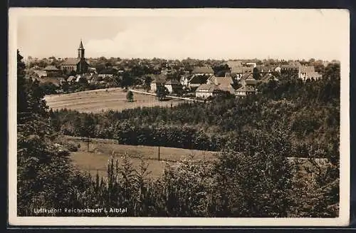 AK Reichenbach i. Albtal, Teilansicht mit Kirche