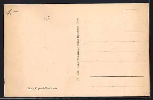 AK Hannover, Blick vom Holzmarkt in die Kramerstrasse
