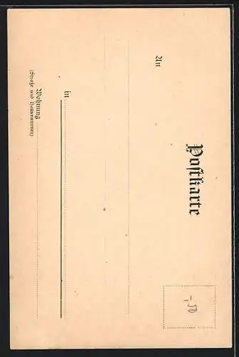 AK Freiburg i. B., Hof im Rathaus