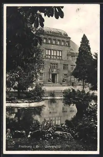 AK Freiburg i. Br., Blick zur Universität