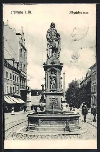 AK Freiburg i. Br., Albertsbrunnen