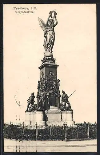 AK Freiburg i. B., Siegesdenkmal