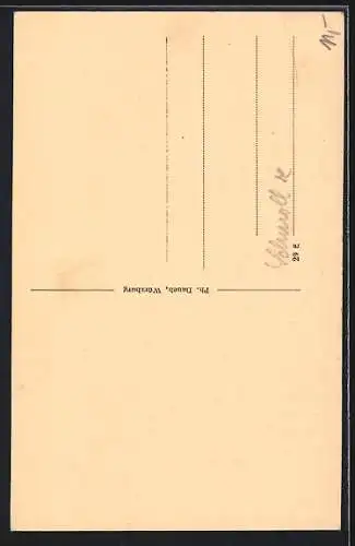 AK Schweinfurt, Rückert-Denkmal