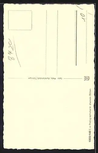 AK Schweinfurt a. M., Blick zum Rathaus