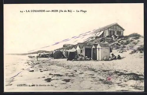 AK La Couarde-sur-Mer /Ile de Re, La Plage