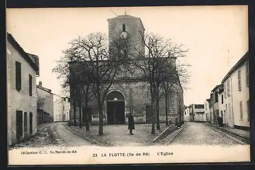 AK La Flotte /Ile de Re, L`Eglise