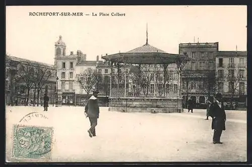 AK Rochefort-sur-Mer, La Place Colbert