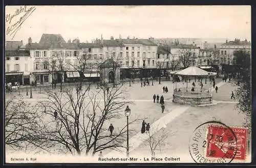 AK Rochefort-sur-Mer, La Place Colbert