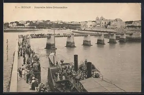 AK Royan, Nouvelle Jetée Débarcadère