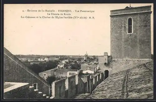 AK Esnandes, Vue Panoramique-Le Chemin de Ronde