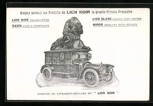 AK Exigez partout les Produits du Lion Noir la grande Marque Francaise, Reklame