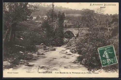 AK St-Fèlicien, Les Bords de la Vivance et le Pont Vieux