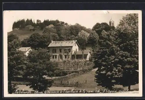 AK Saint Agrève, La Cabanette: Colonie de Vacances de l`auxillaire de la reume Fille