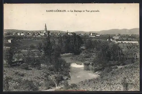 AK Saint-Germain, Le Barrage et Vue gènèrale