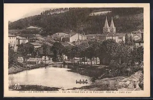 AK La Louvesc, Lac du Grand Lieu et la Ville