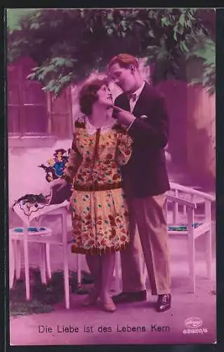 Foto-AK Amag Nr.69820 /6: Junges Paar-Die Liebe ist des Lebens Kern