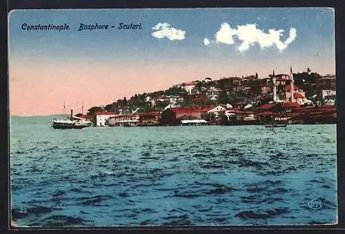 AK Constantinople /Bosphore, Vue de Scutari