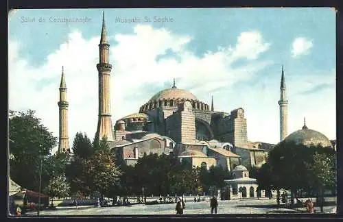 AK Constantinople, Mosquee St. Sophie