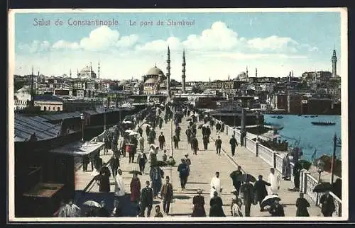 AK Constantinople, Le Pont de Stamboul