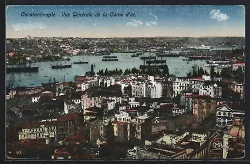 AK Constantinople, Vue Générale de la Corne d`or