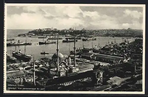 AK Istanbul, Vue panoramique du port