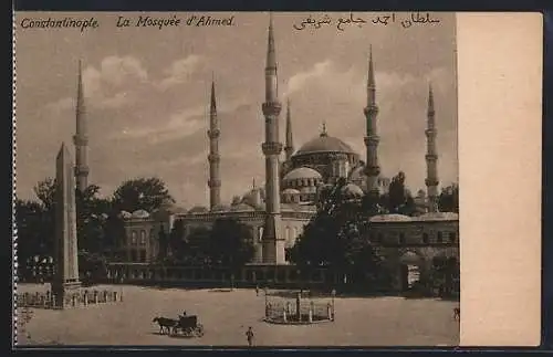 AK Constantinople, La Mosquée d`Ahmed