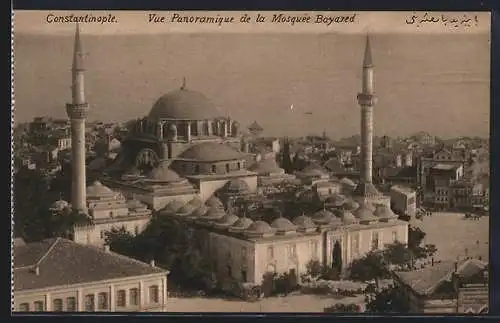 AK Constantinople, Vue Panoramique de la Mosquee Bayazed