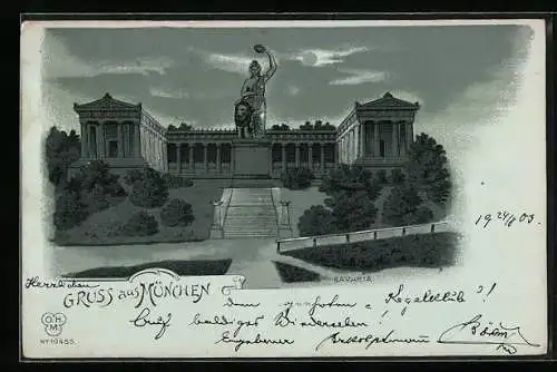 Mondschein-Lithographie München, Bavaria