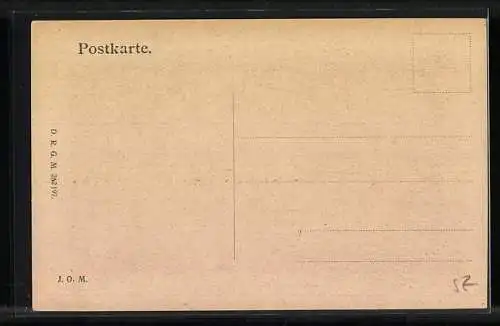 AK München, Bavaria, Passepartout