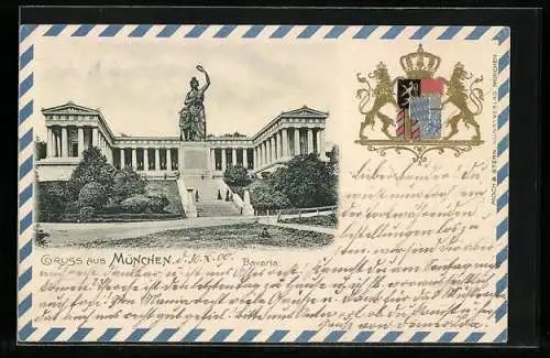 AK München, Bavaria, Wappen