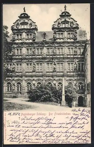 AK Heidelberg, Heidelberger Schloss, Friedrichsbau