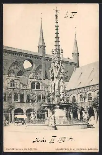 AK Lübeck, Marktbrunnen