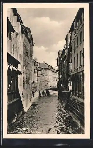 AK Hannover, Klein-Venedig, Leine-Partie